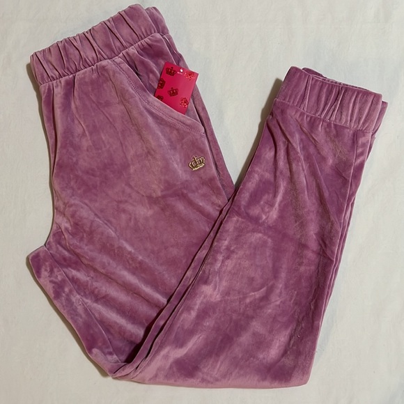2 Pcs Juicy Couture Velour Hoodie & Jogger Set - Picture 4 of 4